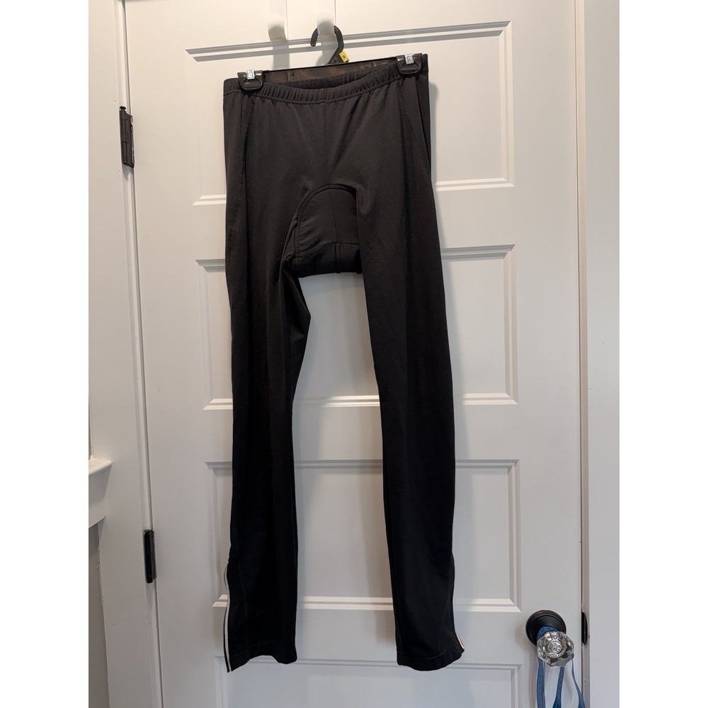 Nashbar Padded Cycling Tights - Men's XL - Black Long Bike Pants - Road/MTB